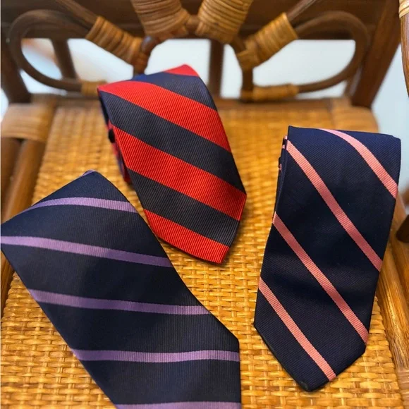Brooks Brothers Set of 3 Silk Ties - Picture 2 of 5